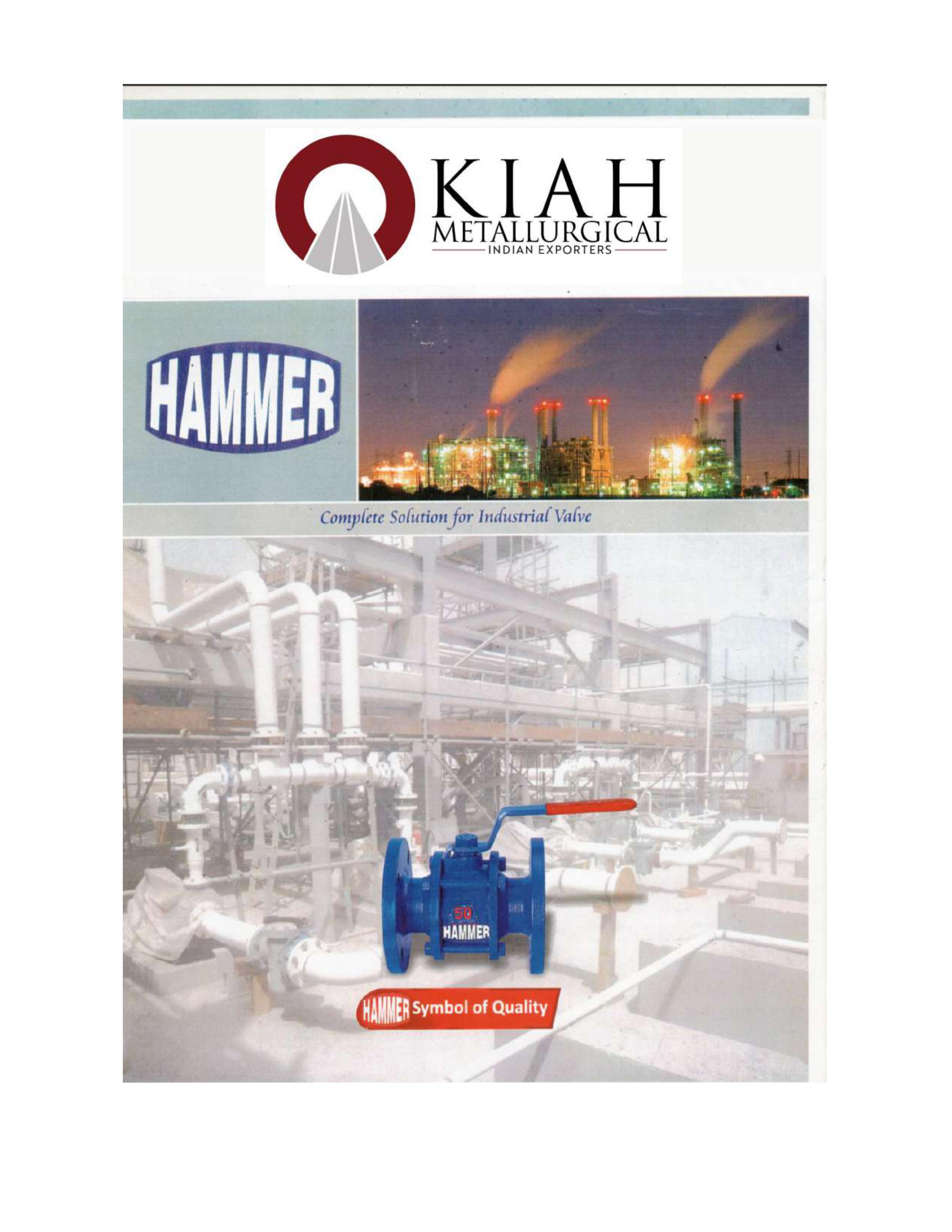 KIAH HAMMER VALVES DEALERSHIP